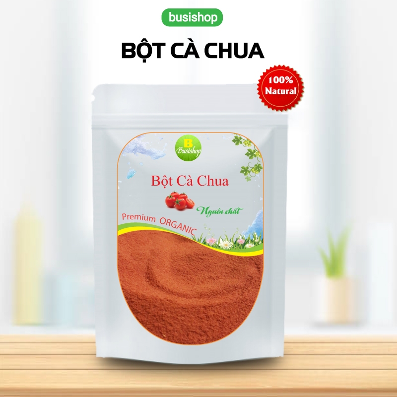 Bột Cà Chua Nguyên Chất 100g (Đỏ, Đẹp, Thơm)