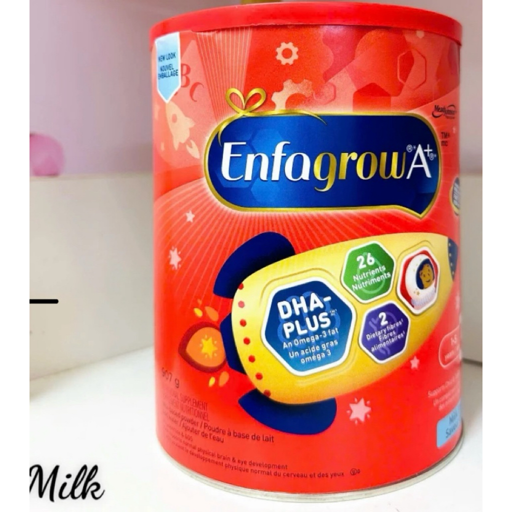 Sữa Enfagrow A+ Canada Mẫu Mới - Tăng Cường DHA & Chất Xơ - Dành Cho Bé 1-5 Tuổi 🍼🇨🇦
