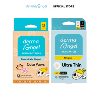  Combo Miếng Dán Mụn Derma Angel Acne Beauty Patch - Cute Paws & Mix 18 