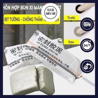  【COMBO 10 Túi Xi Măng Dẻo Chống Thấm Đa Năng - Keo Trám Tường Bít Kín Lỗ Ống Nước Ống Điều Hòa Đường Ống Thông Hơi 