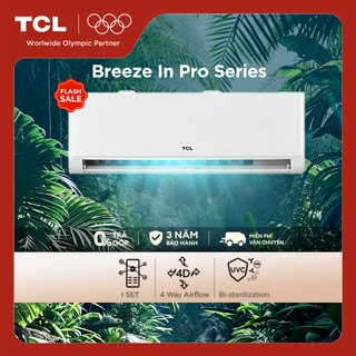   Free Ship + Lắp đặt HN HCM  Máy lạnh TCL Inverter BreeZIN PRO TBIP-CSD TPHI–1HP đến 1.5HP-Tiết kiệm điện làm mát nhanh 
