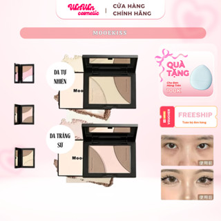 MOOEKISS Bảng Khối Mooekiss Phấn Bắt Sáng Bảng Trang điểm Tự Nhiên Lâu Trôi Chống Nước 16.5g WINWINCOSMETICS