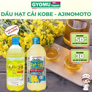  Dầu ăn hạt cải Canola Nhật Bản  Kobe Bussan - Ajinomoto  1L-GYOMU JAPAN 