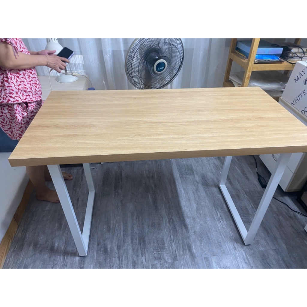 Bàn U kích thước 1m-2m rộng 70cm,75cm,80cm dày viền 34mm gắn được ARM,chân chắc chắn nhiều kích thước | BigBuy360 - bigbuy360.vn