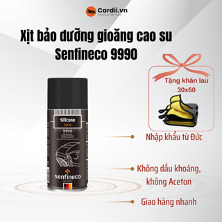 Chai Xịt Bảo Dưỡng Gioăng Cao Su Cửa Ô Tô Senfineco 9990 Silicon Spray Dung Tích 450ml