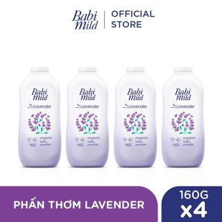 Combo 4 Phấn thơm Babi Mild 160Gx4