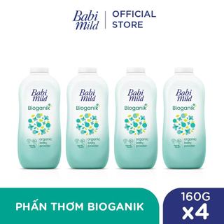 Combo 4 Phấn thơm Babi Mild 160Gx4