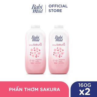 Combo 2 Phấn thơm Babi Mild 160Gx2