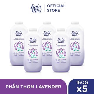 Combo 5 Phấn thơm Babi Mild 160Gx5