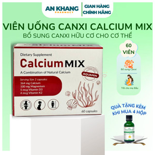 Viên Uống Calcium MIX – Canxi Hữu Cơ D3K2 Nhập Khẩu Ba Lan, Giúp Xương Chắc, Ngừa Loãng Xương