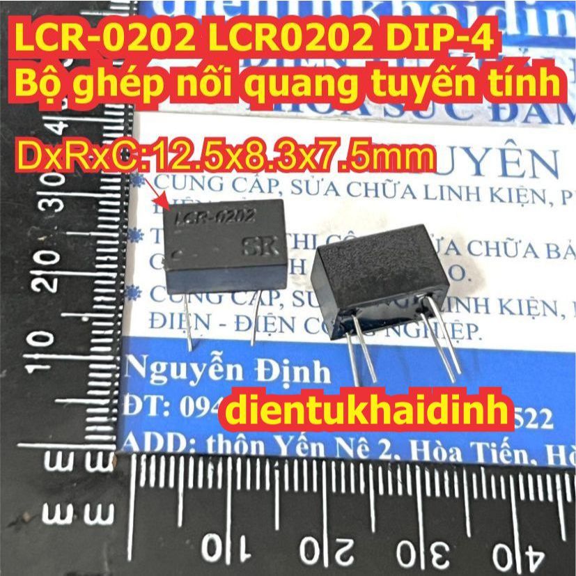 2 con LCR-0202 LCR0202 / LCR-0203 LCR0203 DIP-4 Bộ ghép nối quang tuyến tính kde9710