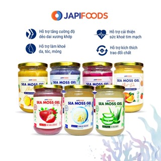 Sea Moss Gel Rong Sụn Nhiệt Đới Nước Rong Biển Lên Men Bổ Sung Collagen Thực Vật 500ml