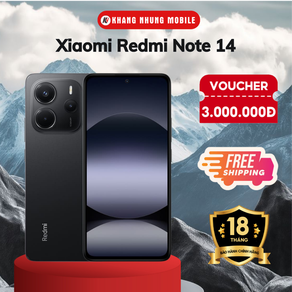 Điện Thoại Xiaomi Redmi Note 14 4G - Hàng Chính Hãng - Khang Nhung Mobile