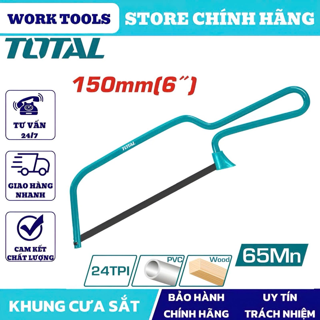 ĐỒ NGHỀ TOTAL Khung cưa sắt mini THMHF1501