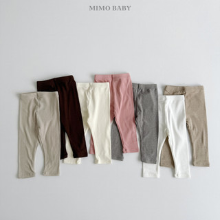 Quần legging giữ nhiệt chất liệu cotton cào bông  mềm mại, co giãn cho bé Mimo Baby QA14.