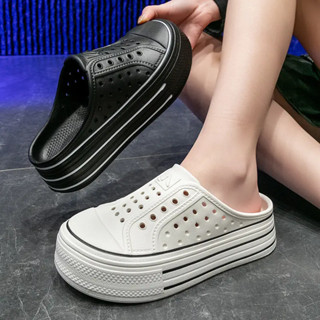 Dép Sục Nam/Nữ Cao 5cm Siêu Nhẹ Êm Chân-Dép Sục Nhiều Lỗ Tôn Dáng Thoáng Khí Size 36-41
