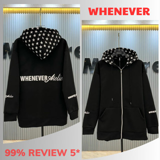 Áo Khoác Hoodie Nam Nữ Phối Mũ Sao Khóa Zip Siêu Đẹp. Áo Hoodie Whenever Phối Mũ Sao Dành Cho Boy Phố.