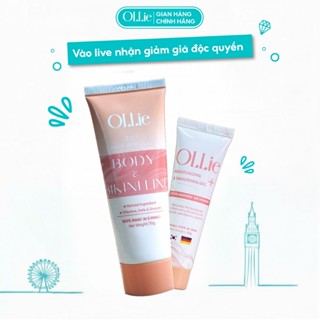 Kem tẩy lông OLLIE, tẩy lông vùng kín, nách, tay, chân, tẩy lông an toàn không đau rát,phù hợp mọi loại da dung tích 70g