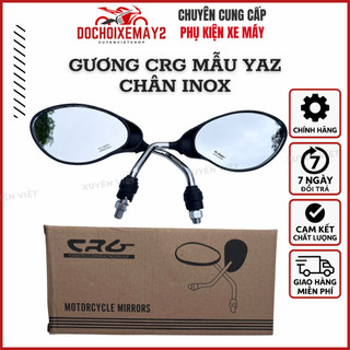  Gương Kính Chiếu Hậu CRG Yaz Chân Inox - Gắn Nhiều Dòng Xe 