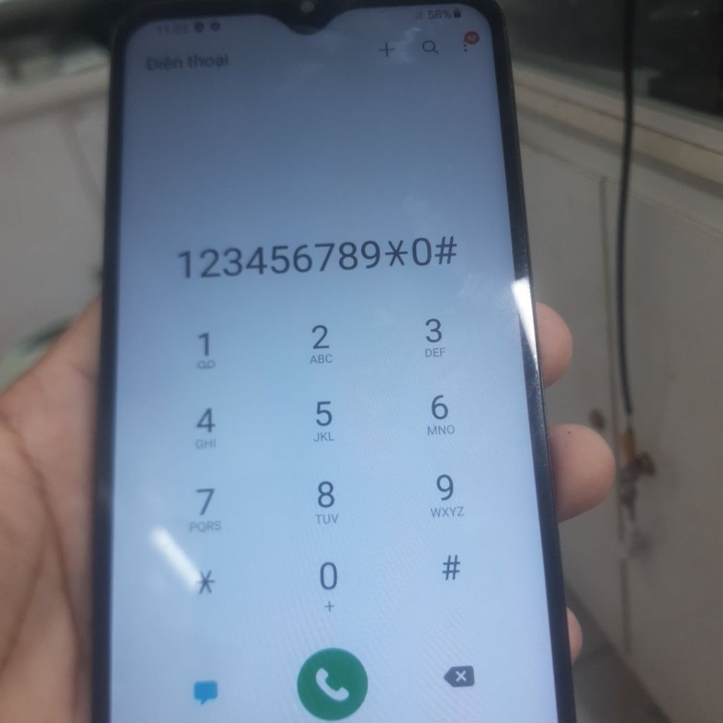 Màn hình sam sung A30 cũ vỡ kính,cảm ứng kém dùng test máy