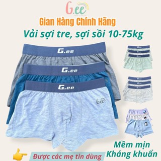 [Set 3] Quần Chíp Quần Lót Sịp Bé Trai Gee Vải Sợi Tre, Sồi Cao Cấp Siêu Mềm Mịn, Co Giãn Thoải Mái Và Kháng Khuẩn