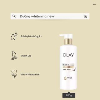  Sữa Dưỡng Thể OLAY Whitening Bright Ultra Vitamin C Dưỡng Trắng Da Toàn Thân Mẫu Mới  2025 