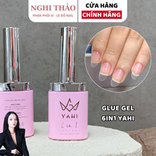 Glue gel gắn móng úp YAHI 6 in 1 Nghi Thảo Nails