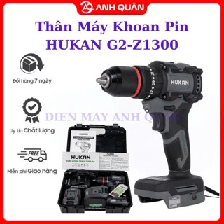  Thân Máy Khoan Pin HUKAN G2-Z1300 Động Cơ Không Chổi Than Lực Siết 60Nm 3 chức năng 13 ly Có khó 