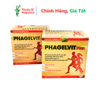 Vitamin tổng hợp và khoáng chất Phagelvit Plus ROXTECH tăng cường sức khỏe - 100 viên 