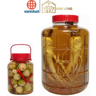  Bình thủy tinh ngâm rượu muối dưa cà - Nhiều kích thước keo thủy tinh có nắp 