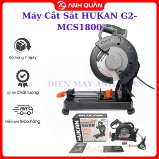  Máy Cắt Sắt HUKAN G2-MCS1800 – Công Suất 1800W Lưỡi 180mm Tốc Độ 7700RPM Cắt Sắt Vuông Ống Thép V Góc 0–45° 