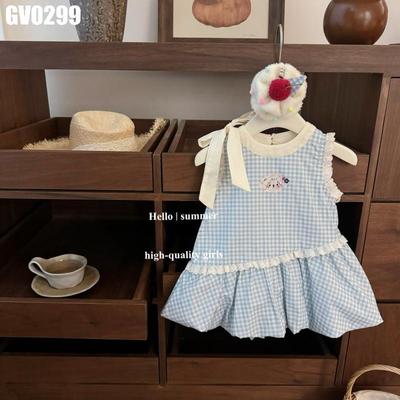 Váy Sát Nách Dáng Suông Cổ Thủy Thủ Đính Nơ Cho Bé Gái 1-7 Tuổi MINTSCLOSET Quảng Châu - GV0297