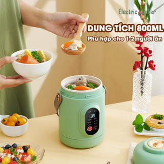 Nồi điện đa năng chống dính Easy, cốc hầm điện mini dung tích 0.8lL, mà hình led cảm ứng