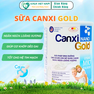 Sữa Bột CanXi Nano Gold Hộp 400 Gram Bổ sung Canxi-Hỗ Trợ Xương Khớp Japa Kids