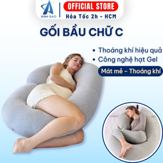 Gối Ôm Bà Bầu Chữ C Ánh Sao Đa Năng Hỗ Trợ Toàn Thân Giảm Đau Nhức Cho Mẹ Bầu Ngủ Ngon
