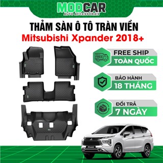   TẶNG RỐI  Thảm Lót Sàn Mitsubishi Xpander  2018 - Hiện tại   Modcar - Nhựa TPE 0 mùi tràn viền 
