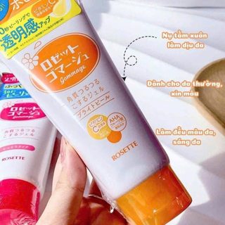 Tẩy Da Chết Mặt Rosette Gommage Peeling Gel dịu nhẹ loại bỏ bụi bẩn dầu thừa trên mặt