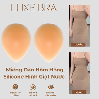 Miếng Dán Hõm Hông Giọt Nước Luxe Bra MD22 – Độn Hông Độn Mông Silicone Cao Cấp Che Khuyết Điểm Tạo Dáng Tự Nhiên 