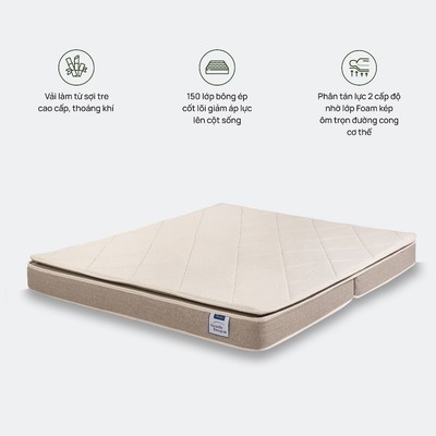 Đệm/ Nệm foam Artemis Gentle Dream Everon cao cấp, nhiều kích thước