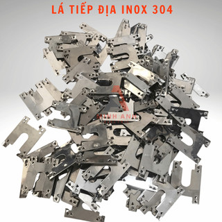 10 Lá/ Miếng tiếp địa inox 304 lắp tấm pin năng lượng mặt trời