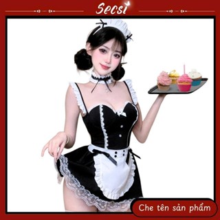  Váy ngủ cosplay hầu gái set hóa trang nữ giúp việc gợi cảm sexy quyến rũ - Secsi 
