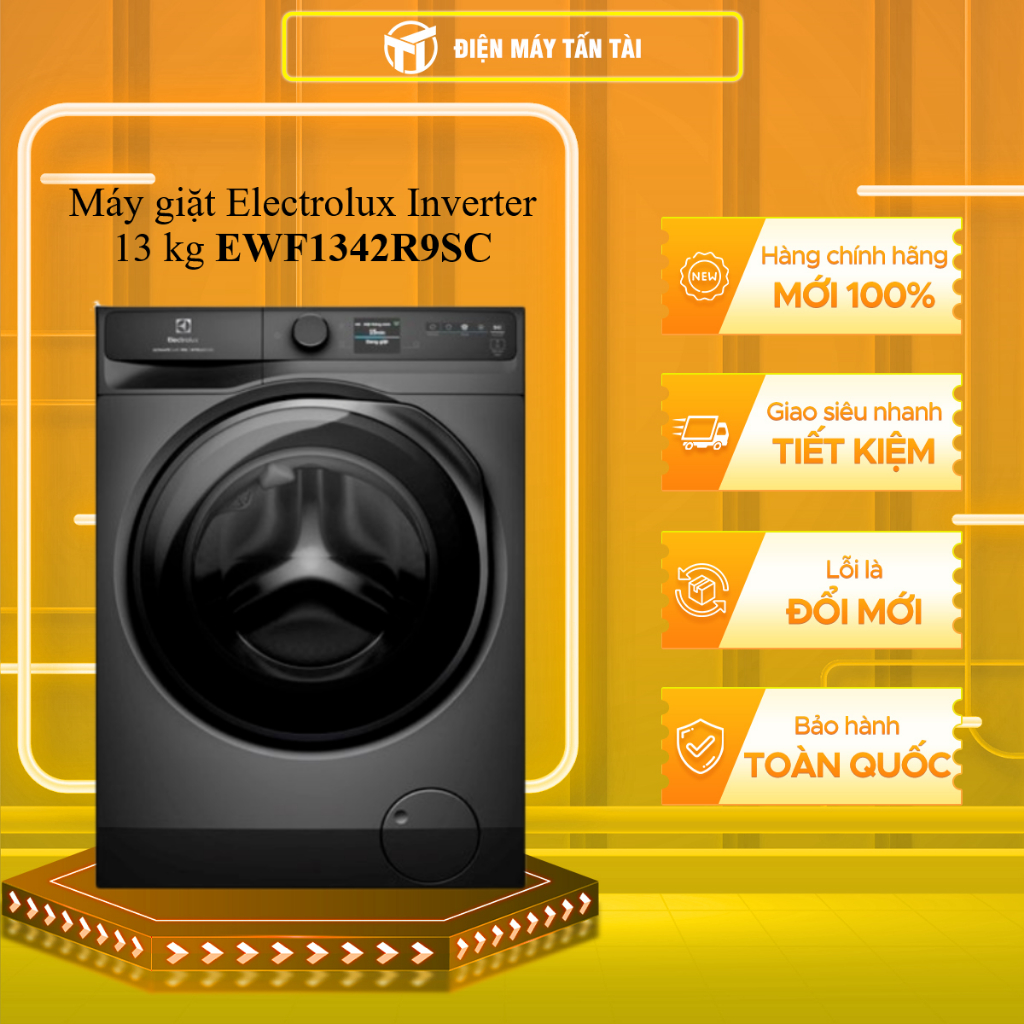 EWF1342R9SC - Máy giặt Electrolux Inverter 13 kg EWF1342R9SC - BẢO HÀNH CHÍNH HÃNG - GIAO TOÀN QUỐC