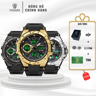 Đồng hồ nam VIDARS Thủy Quân dây silicone chống nước 5ATM đeo tay Watch Chính Hãng Cao Cấp