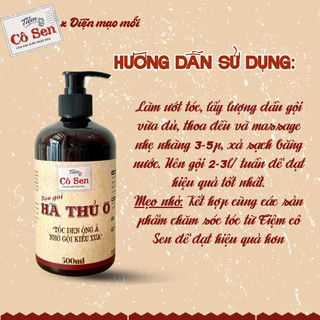 Dầu gội Hà thủ ô
