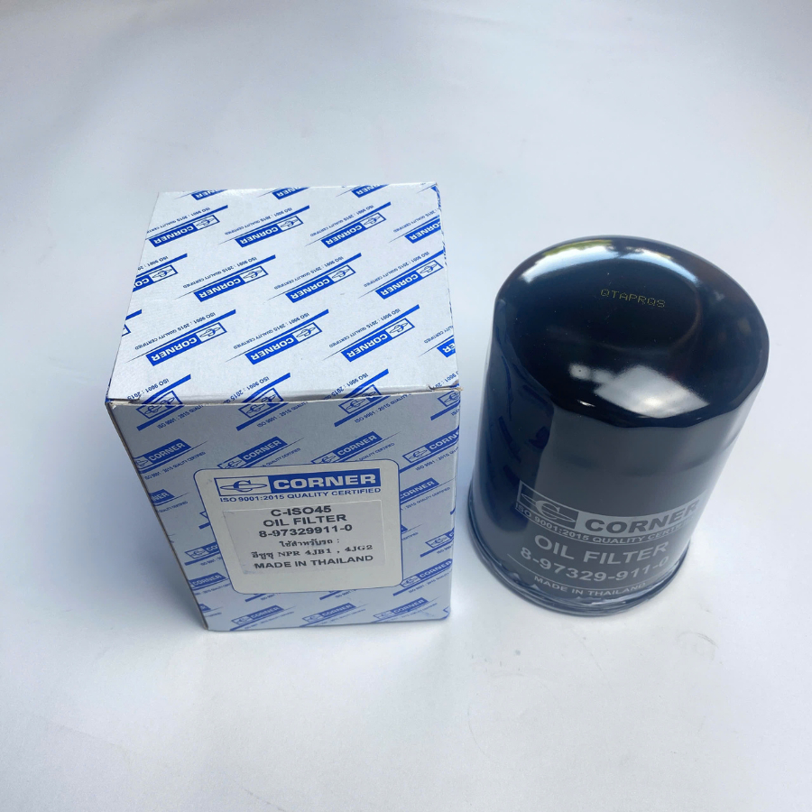 Lọc nhớt động cơ Isuzu QKR55, QKR91PS, QKR230, QKR270 mã OEM 8973299110 chính hãng Corner Thailand