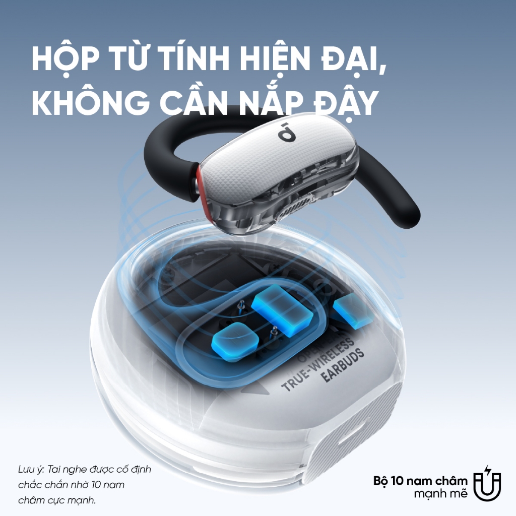 Tai nghe đeo vành tai bluetooth Open-Ear Soundcore V40i | Màng loa lớn | Chống nước và bụi IP55 | Tích hợp phiên dịch | BigBuy360 - bigbuy360.vn