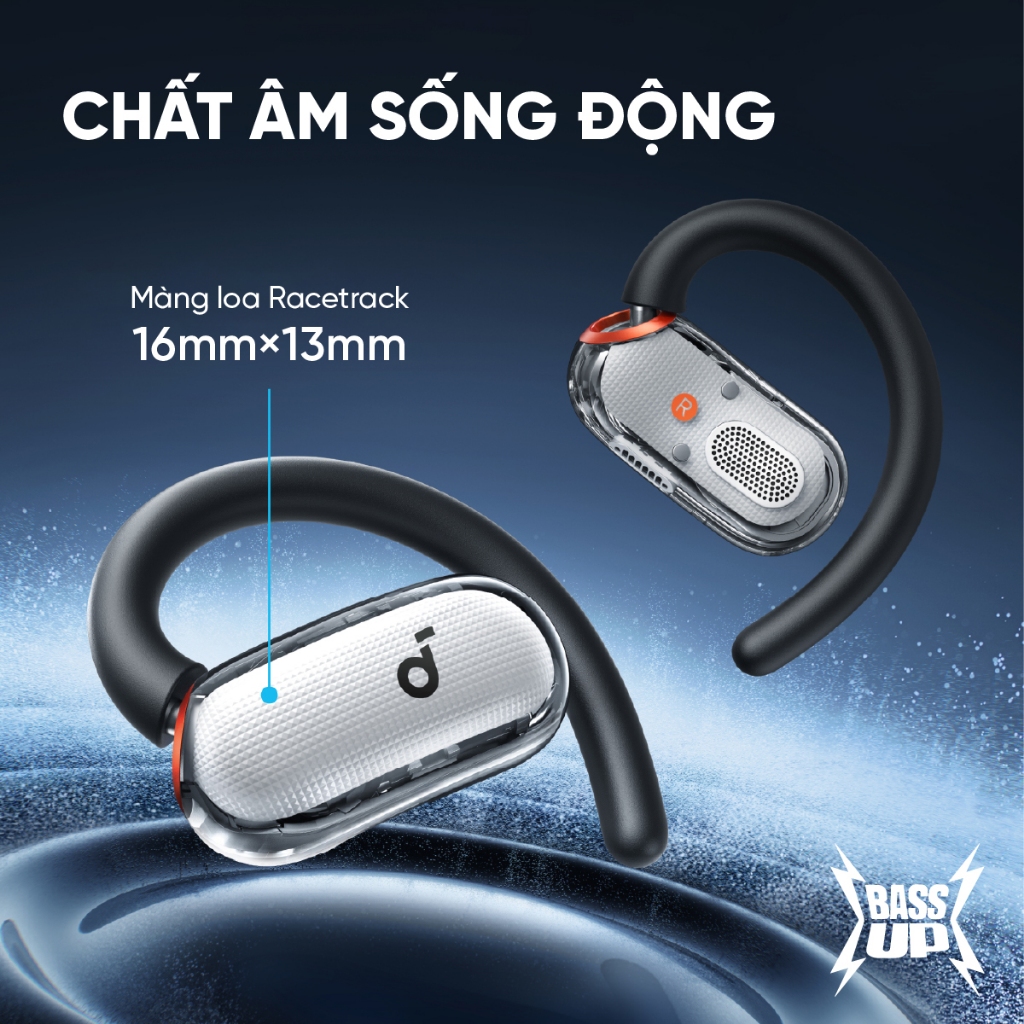 Tai nghe đeo vành tai bluetooth Open-Ear Soundcore V40i | Màng loa lớn | Chống nước và bụi IP55 | Tích hợp phiên dịch | BigBuy360 - bigbuy360.vn