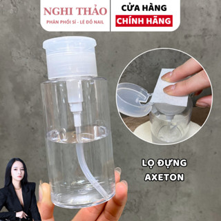Lọ đựng dung dịch axeton Nghi Thảo Nails