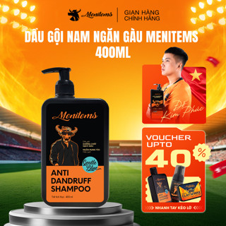 Dầu gội nam ngăn gàu Menitems 400ML giảm ngứa, hết nhờn, phục hồi tóc hư tổn, lưu hương nước hoa nam tính