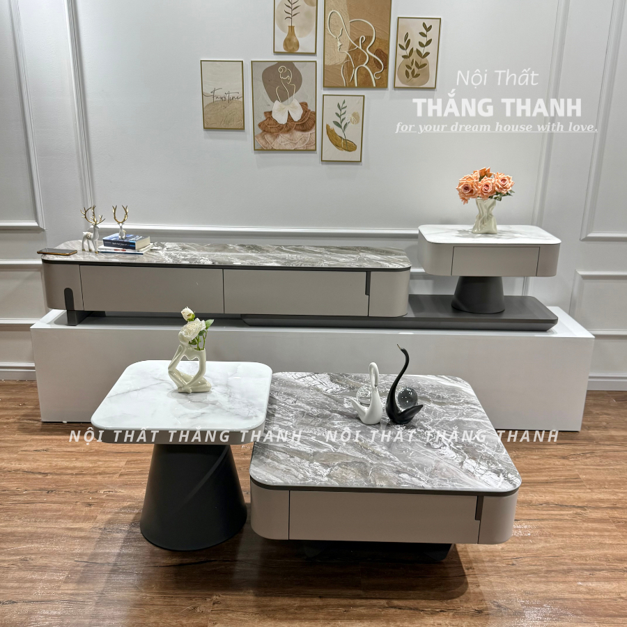 [23-131] Combo Bàn Trà Kệ Tivi